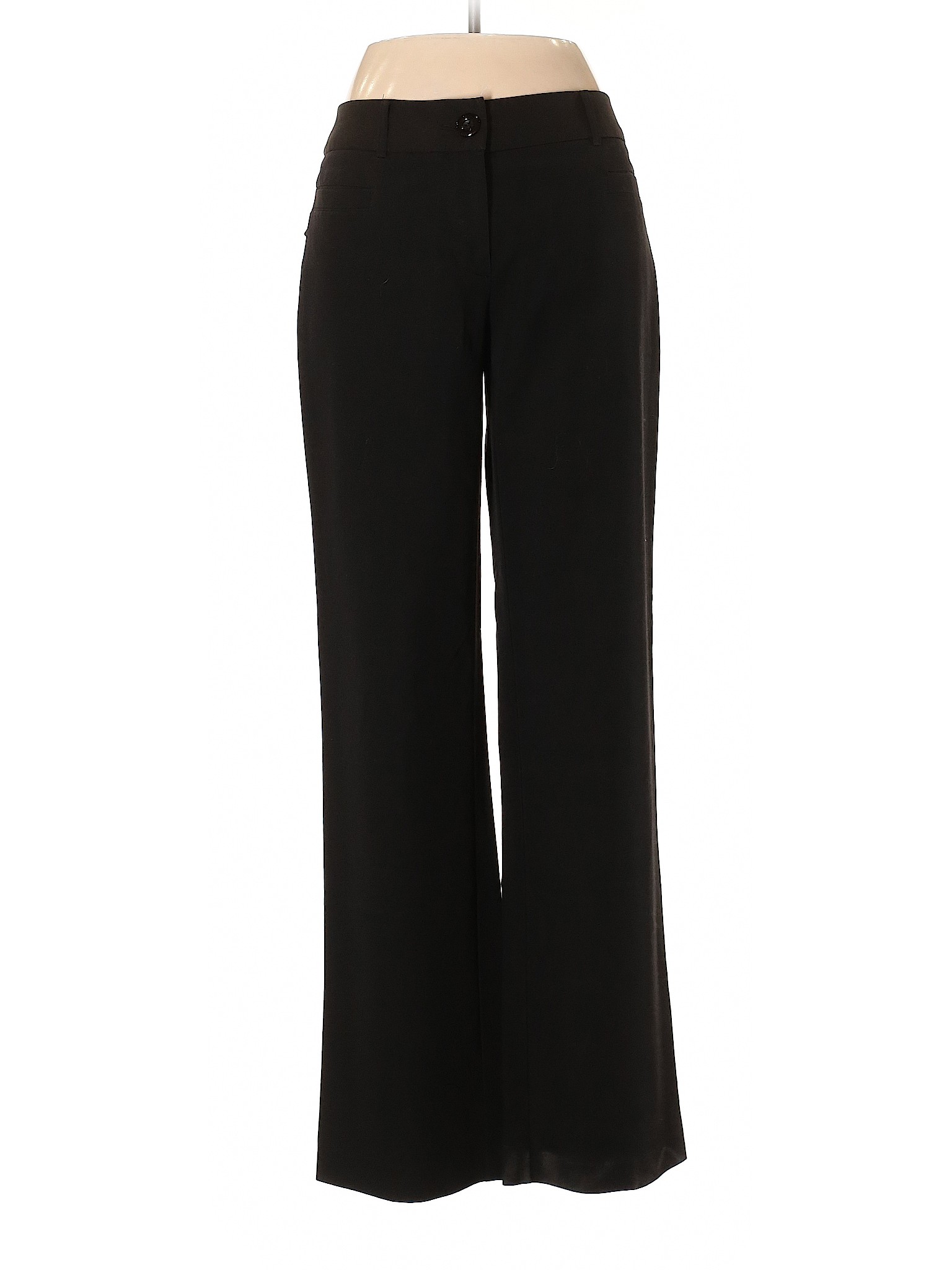 Studio 1940 Solid Black Dress Pants Size 4 - 88% off | thredUP