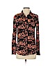 Volcom 100% Cotton Orange Long Sleeve Blouse Size S (petite) - photo 1