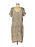 Barneys New York 100% Silk Tan Casual Dress Size M - photo 1
