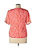 Pendleton 100% Polyester Pink Short Sleeve Blouse Size 14 - photo 2