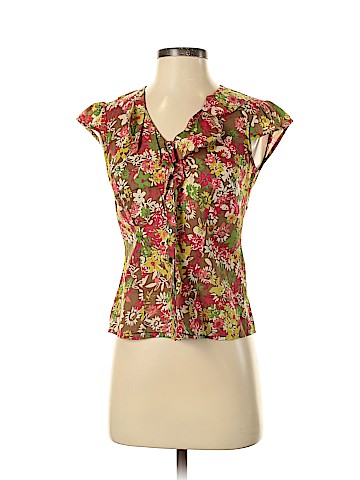 Ann Taylor LOFT Short Sleeve Button-Down Shirt (view 1)