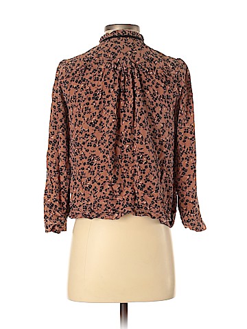 Point Sur Long Sleeve Silk Top (view 2)