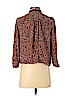 Point Sur 100% Silk Tan Long Sleeve Silk Top Size XS - photo 2