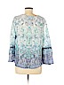 St. John's Bay Blue Long Sleeve Blouse Size S (petite) - photo 2
