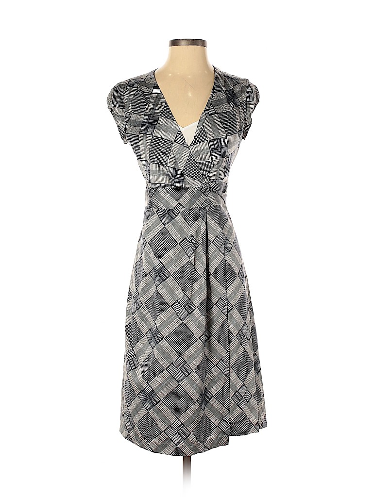 Banana Republic Factory Store 100% Polyester Gray Casual Dress Size 0 - photo 1