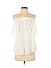 A.n.a White Short Sleeve Blouse Size S - photo 1