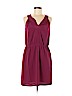 Ann Taylor LOFT 100% Polyester Purple Casual Dress Size 10 (petite) - photo 1