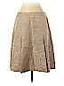 Ann Taylor Tan Silk Skirt Size 4 (petite) - photo 1
