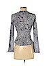 Elie Tahari Purple Long Sleeve Silk Top Size XS - photo 2