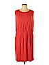 Ann Taylor LOFT Orange Casual Dress Size XL - photo 1