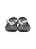 Crocs Solid Silver Flip Flops Size 7 - photo 2