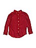 Gymboree 100% Cotton Solid Red Long Sleeve Button-Down Shirt Size 7 - 8 - photo 1