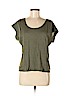 The Limited 100% Linen Green Short Sleeve Blouse Size M - photo 1