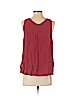 Madewell 100% Viscose Red Sleeveless Blouse Size S - photo 2