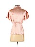 Max Studio 100% Silk Pink Short Sleeve Silk Top Size S (petite) - photo 2