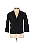 Unbranded 100% Polyester Solid Black Blazer Size 6 - photo 1