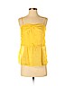 Twelfth Street by Cynthia Vincent 100% Silk Yellow Sleeveless Silk Top Size P (petite) - photo 1