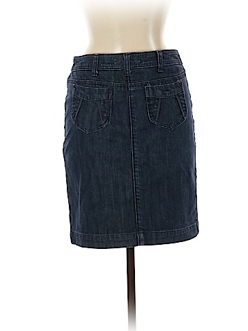 Pilcro and The Letterpress Denim Skirt (view 2)