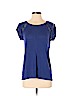 Ann Taylor LOFT Blue Short Sleeve Blouse Size P (petite) - photo 1