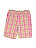 Assorted Brands 100% Cotton Plaid Pink Shorts Size 10 - photo 1