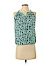 Ann Taylor LOFT Outlet 100% Polyester Green Sleeveless Blouse Size XXS (petite) - photo 1