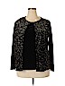 Notations Black Long Sleeve Top Size 1X - photo 1