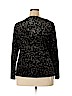 Notations Black Long Sleeve Top Size 1X - photo 2