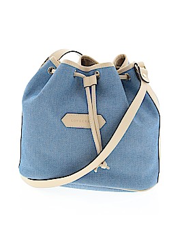 Longchamp 2.0 Toile Bucket Bag - Blue Bucket Bags, Handbags - WL828764