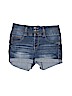SO 100% Cotton Blue Denim Shorts Size 14 - photo 1