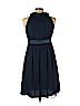 Maggy London 100% Silk Blue Cocktail Dress Size 10 - photo 2