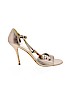 Stuart Weitzman Silver Heels Size 8 - photo 1