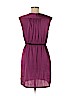 Ann Taylor LOFT 100% Polyester Purple Casual Dress Size 6 (petite) - photo 2