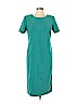 Leslie Fay Green Casual Dress Size 10 (petite) - photo 1