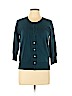 Worthington Teal Silk Cardigan Size L - photo 1