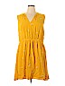 Old Navy 100% Rayon Yellow Casual Dress Size XXL - photo 1