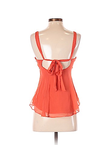 BCBGMAXAZRIA Sleeveless Silk Top (view 2)