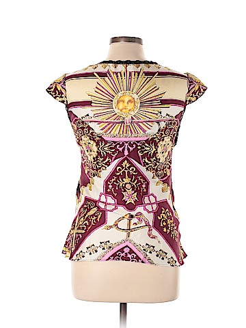 A Pea in the Pod Short Sleeve Silk Top (view 2)