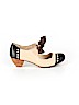 All Black Tan Heels Size 10 - photo 1