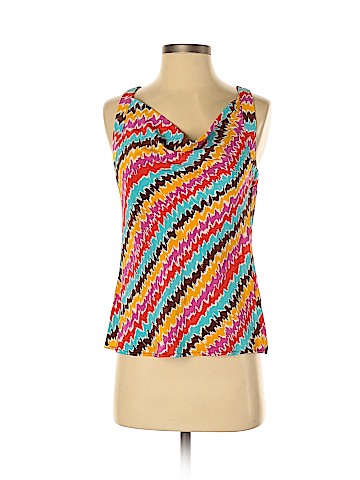 Trina Turk Sleeveless Silk Top (view 1)