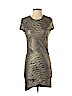 Torn by Ronny Kobo 100% Polyester Gray Cocktail Dress Size M - photo 1