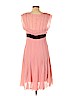 BCBGMAXAZRIA 100% Silk Pink Casual Dress Size 12 - photo 2