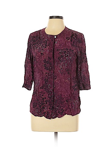 Banana Republic 3/4 Sleeve Silk Top (view 1)