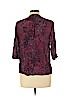 Banana Republic 100% Silk Purple 3/4 Sleeve Silk Top Size 10 (petite) - photo 2