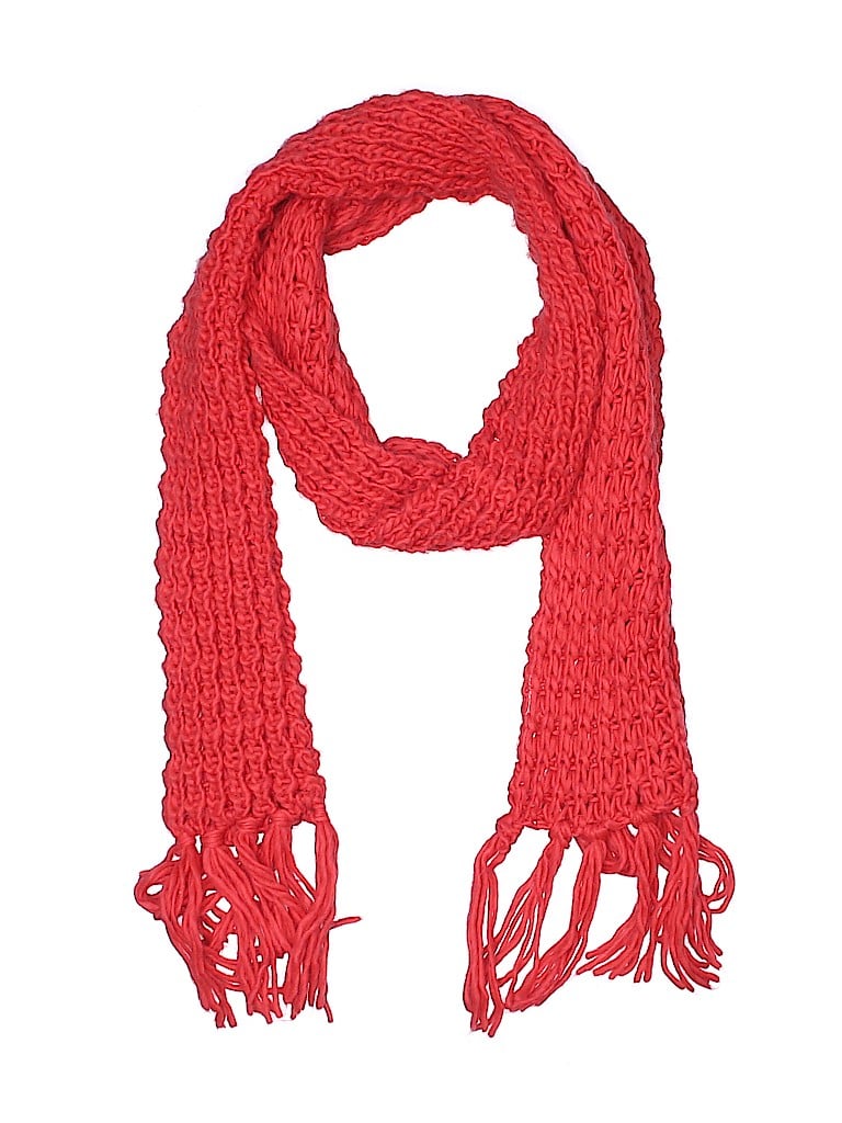 Pre-owned Unbranded Scarf In Red