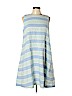 J. McLaughlin 100% Linen Blue Casual Dress Size XL - photo 1