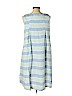 J. McLaughlin 100% Linen Blue Casual Dress Size XL - photo 2