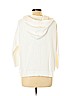 James Perse 100% Cotton Ivory Pullover Hoodie Size Lg (3) - photo 2