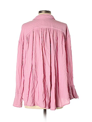 Free People Long Sleeve Button-Down Shirt (view 2)