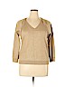 MICHAEL Michael Kors Gold Pullover Sweater Size XL - photo 1