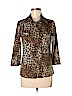 Notations Brown 3/4 Sleeve Blouse Size M (petite) - photo 1